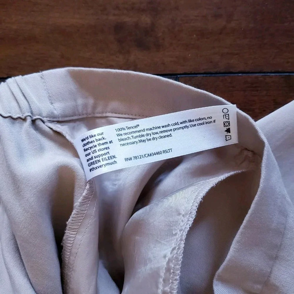 Eileen Fisher Lightweight Tencel Twill Tapered Ankle Pant Size Medium NWT $178 - Picture 11 of 13